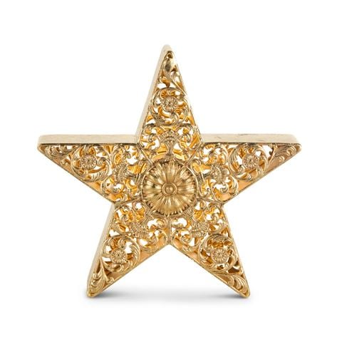 Raz - Newborn King Lighted Filigree Star Lantern 33cm