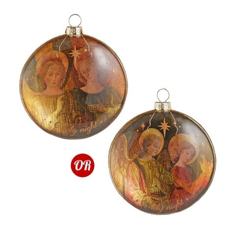 Raz - Newborn King Angel Disc Ornament 10cm