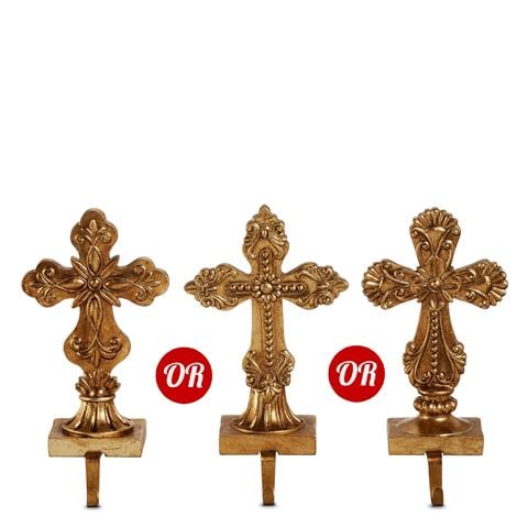 Raz - Newborn King Holy Cross Stocking Holder