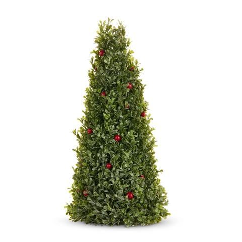 Raz - Mistletoe Market Iced Cedar and Berry Tree 46cm