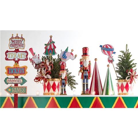 Raz - Mistletoe Market Gold Glittered Pine Spray 64cm