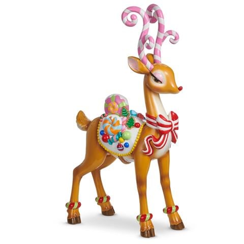Raz - Jingle & Joy Sassy Jingle Standing Deer 51cm