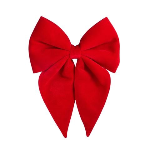 Raz - Home For The Holidays Red Velvet Bow Ornament 46cm
