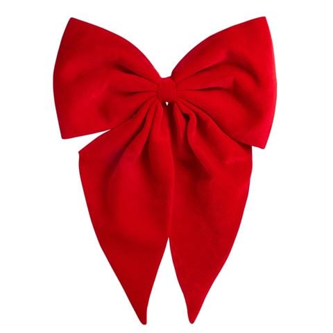Raz - Home For The Holidays Red Velvet Bow Ornament 73.5cm