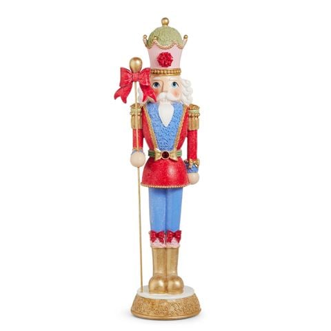 Raz Home For The Holidays Nutcracker with Bow 46cm - Peter's of Kensington