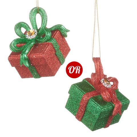 Raz Home For The Holidays Christmas Gift Ornament 5.5cm Assorted - Peter's of Kensington