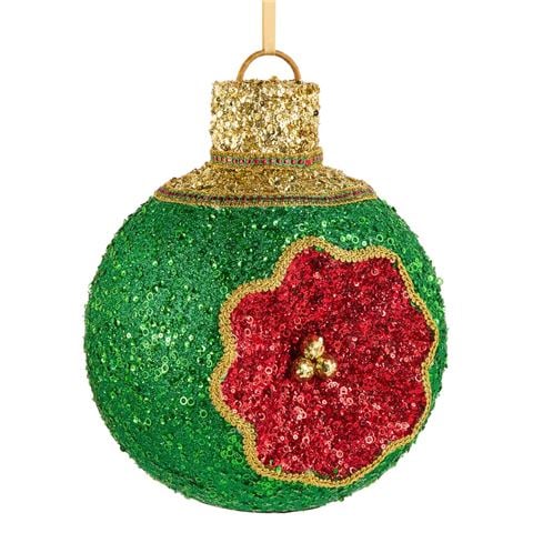 Raz - Holiday Spectacular Oversized Sequin Ornament 35.5cm