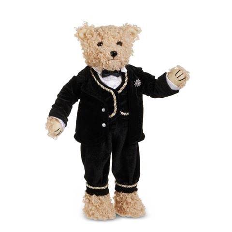 Raz Bows & Baubles Mr. Bear in Tux 38cm - Peter's of Kensington