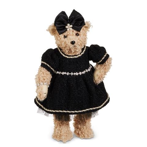 Raz - Bows & Baubles Ms. Bear in Bows and Tweed 40.5cm
