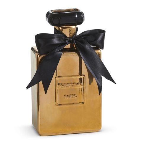 Raz - Bows & Baubles Perfume Bottle Vase 25.5cm