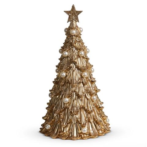 Raz - Bows & Baubles Acanthus Tree with Pearls 35.5cm