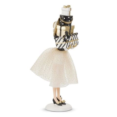 Raz Bows & Baubles Holiday Shopper 35cm - Peter's of Kensington