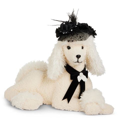 Raz Bows & Baubles Cream Poodle 53.5cm - Peter's of Kensington