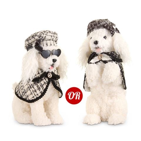 Raz - Bows & Baubles Mini Poodle Assorted 33cm-35.5cm