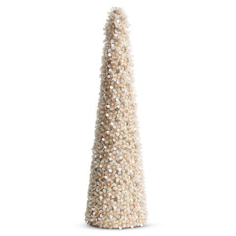 Raz Bows & Baubles Pearl Floral Tree 38cm - Peter's of Kensington