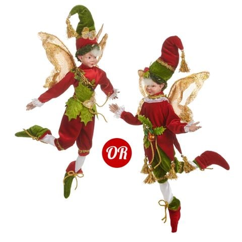 Raz - Enchanted Forest Enchanted Forest Fairy Posable Elf Ornament Assorted 51cm