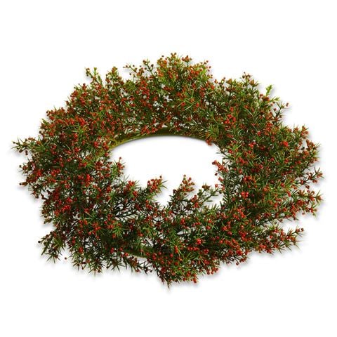 Raz - Yuletide Traditions Candle Ring Pepper Berry 28cm