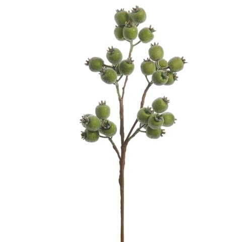 Raz Enchanted Forest Iced Green Berry Spray 53.5cm - Peter's of Kensington