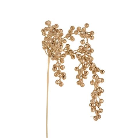Raz - Enchanted Forest Platinum Glitter Hanging Berry Spray 79cm
