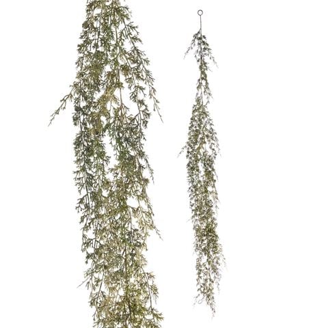 Raz - Enchanted Forest Hanging Gold Cedar Garland 183cm