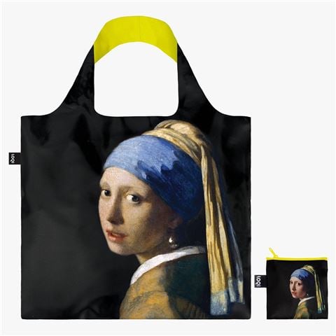 LOQI Museum Collection Johannes Vermeer Girl w/a Pearl Earring Recycled Bag - Peter's of Kensington
