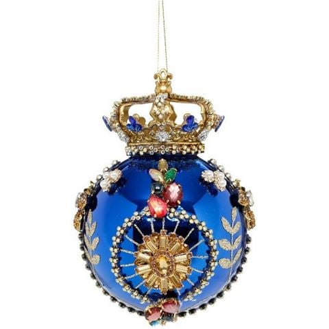 Mark Roberts Crown Jewels Ornament Blue - Peter's of Kensington