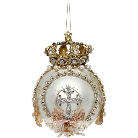 Mark Roberts Crown Jewel Ornament White - Peter's of Kensington