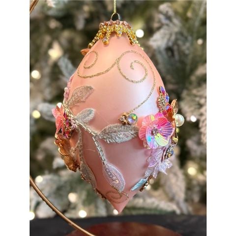 Mark Roberts Kings Jewel Finial Ornament Pink - Peter's of Kensington