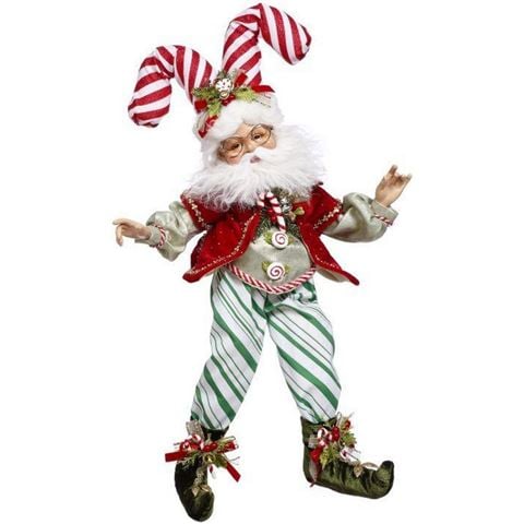 Mark Roberts North Pole Candy Cane Elf Medium - Peter's of Kensington