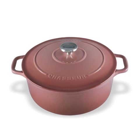 Chasseur Round French Oven Rosewood 28cm/6L - Peter's of Kensington