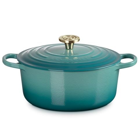 Le Creuset - Signature Round Casserole Bleu Riviera 26cm