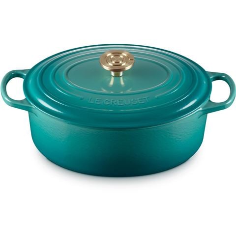 Le Creuset - Signature Oval Casserole Bleu Riviera 29cm