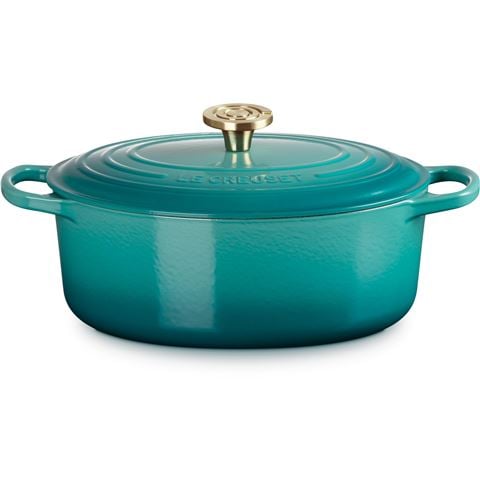 Le Creuset - Signature Oval Casserole Bleu Riviera 29cm