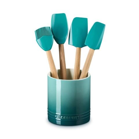 Le Creuset - Signature Utensil Bleu Riviera Set 5pce