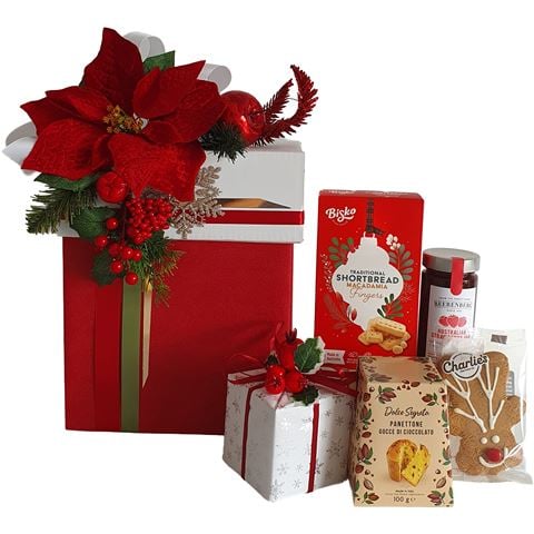 Boz Christmas - Deck The Halls Red Gift Hamper