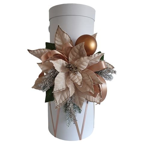 Boz Christmas - Dreamy White 2-Tier with Fairy Lights Gift Hamper