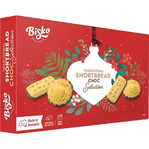 Bisko - Traditional Shortbread Chocolate Selection 300g