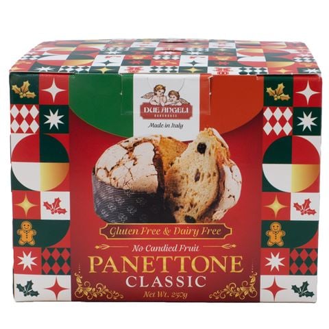 Due Angeli Bakehouse Gluten Free & Dairy Free Classic Panettone 250g - Peter's of Kensington