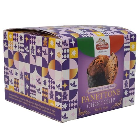 Due Angeli Bakehouse - Gluten Free & Dairy Free Chocolate Chip Panettone 250g