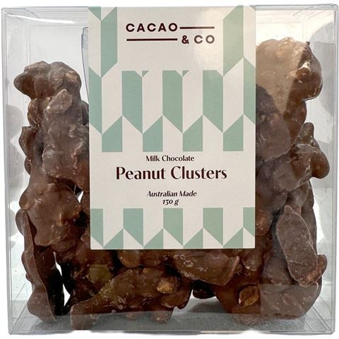 Cacao & Co - Milk Chocolate Peanut Clusters 130g