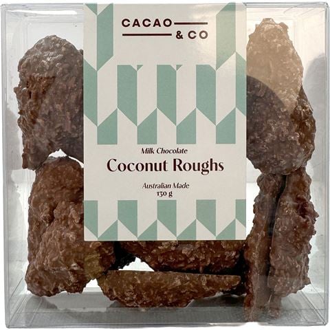 Cacao & Co Milk Chocolate Cocount Roughs 130g - Peter's of Kensington