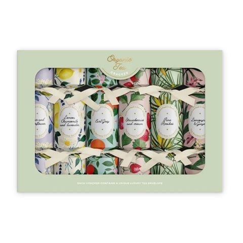 Mistletoe & Merry - Organic Tea Cracker Set 6pce