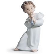 Lladro - Angel with Flute Figurine