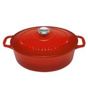 Chasseur - Oval French Oven Inferno Red 27cm/4L