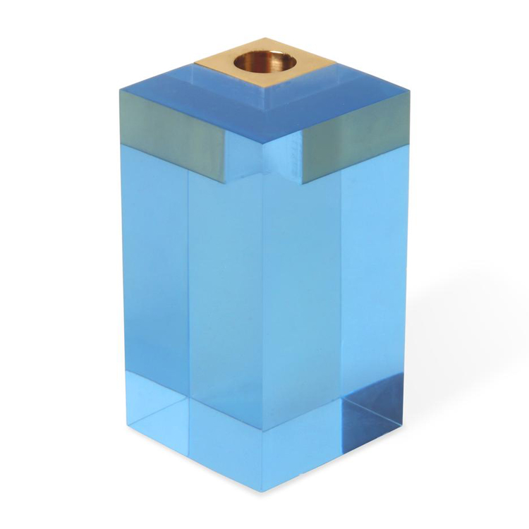 Jonathan Adler Monte Carlo Candle Holder Large Blue Peter's of