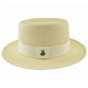 Panama Hats - Boater Large Beige