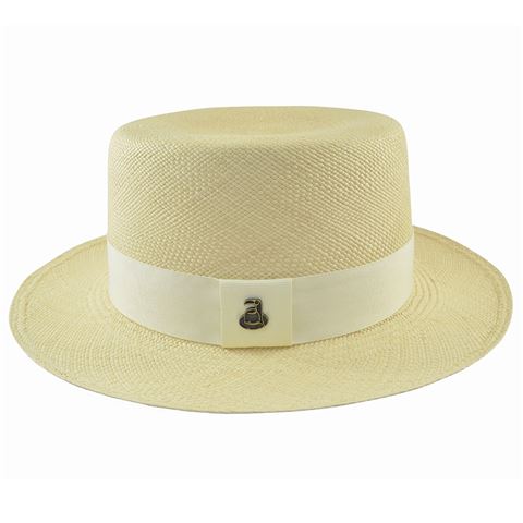 Panama Hats - Boater Extra Large Beige | Peter's of Kensington