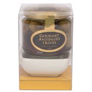 Ogilvie & Co - Gourmet Antipasto Olives W/Dipping Bowl 200g