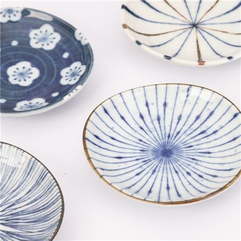 Concept Japan - Aizome Goyou Small Plate Set 10.5cm 5pce