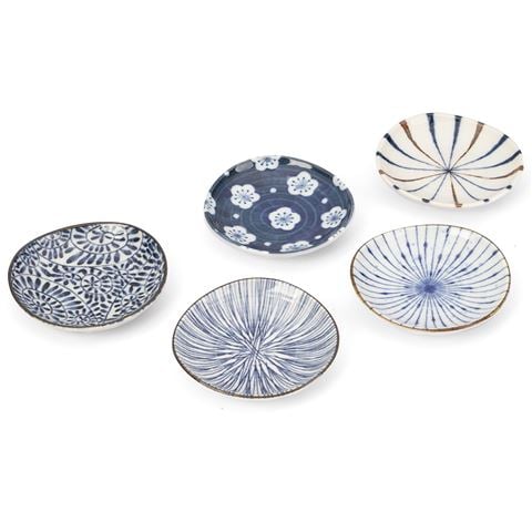 Concept Japan - Aizome Goyou Small Plate Set 10.5cm 5pce